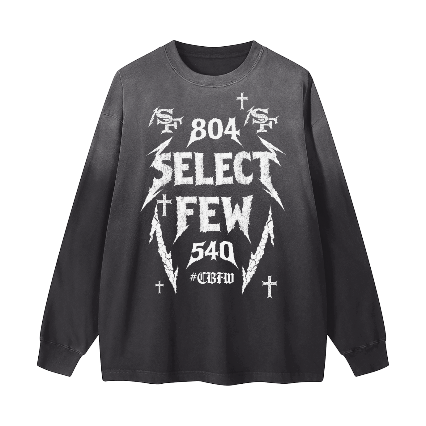MECA x Select Few Gradient Washed Long Sleeve T-Shirt