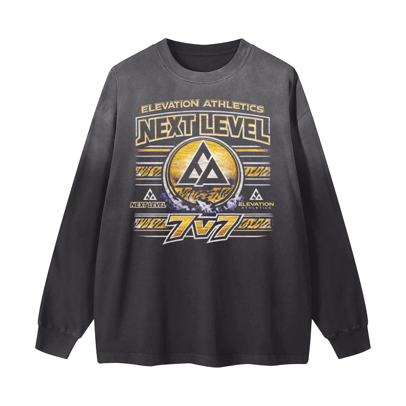 next Level x MECA Gradient Washed Long Sleeve T-Shirt