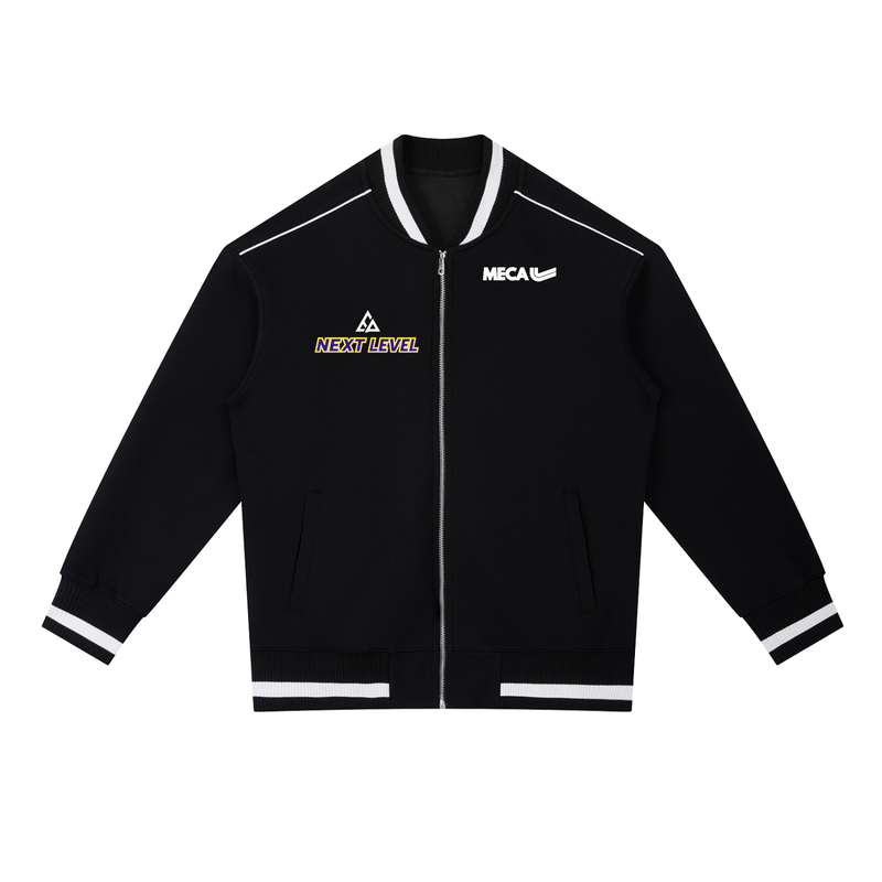 Next Level x MECA Contrast Piping Zip Bomber Jacket