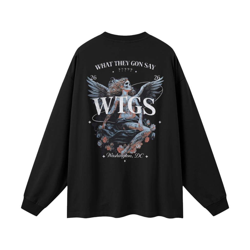 WTGS x MECA Oversized Unisex Long Sleeve T-Shirt