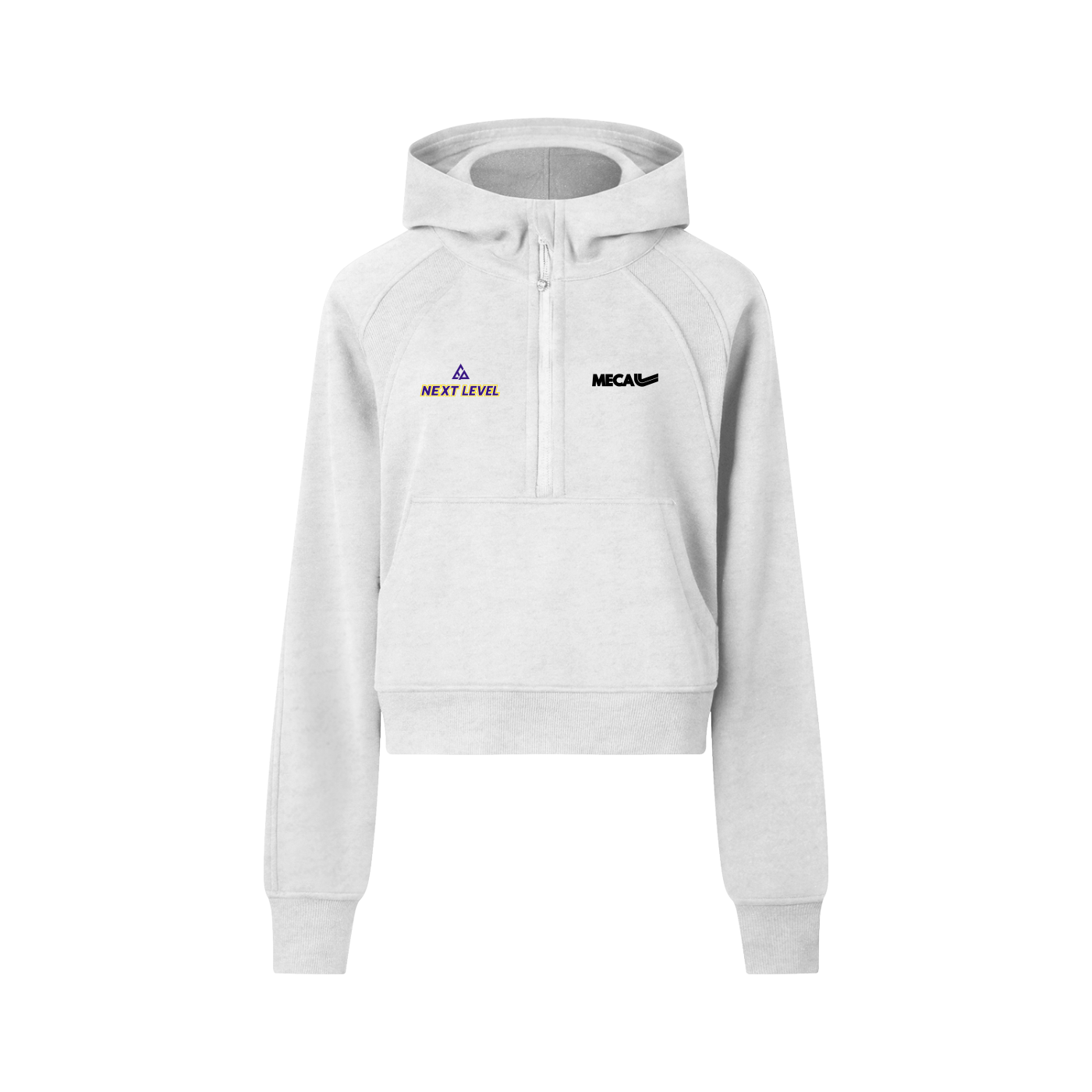 Next Level x MECA Cropped Half-Zip Hoodie
