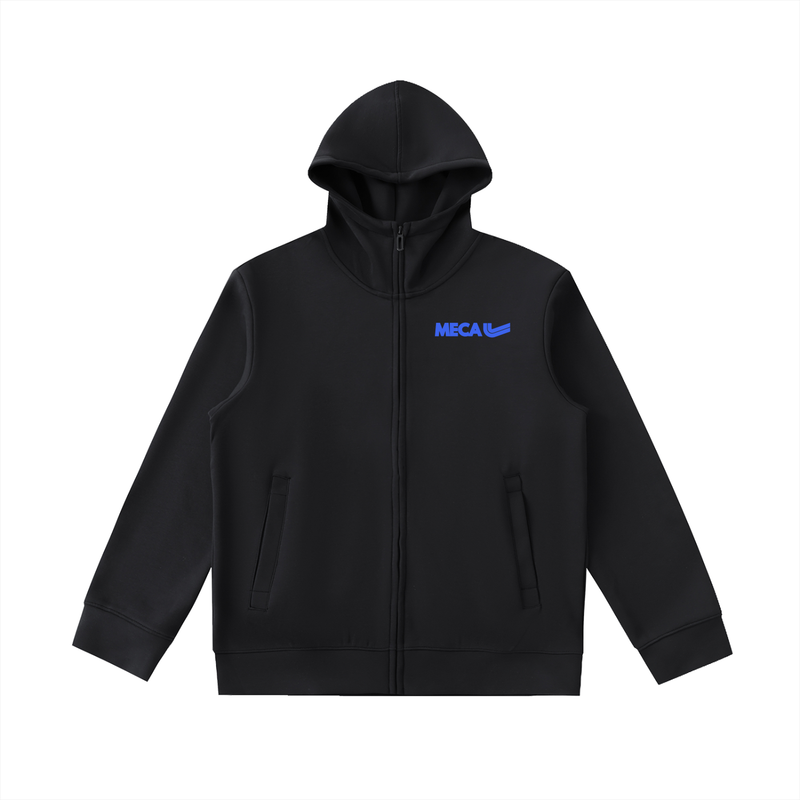 MECA TEAM Essential Heavyweight High Neck  Zip-Up Hoodie