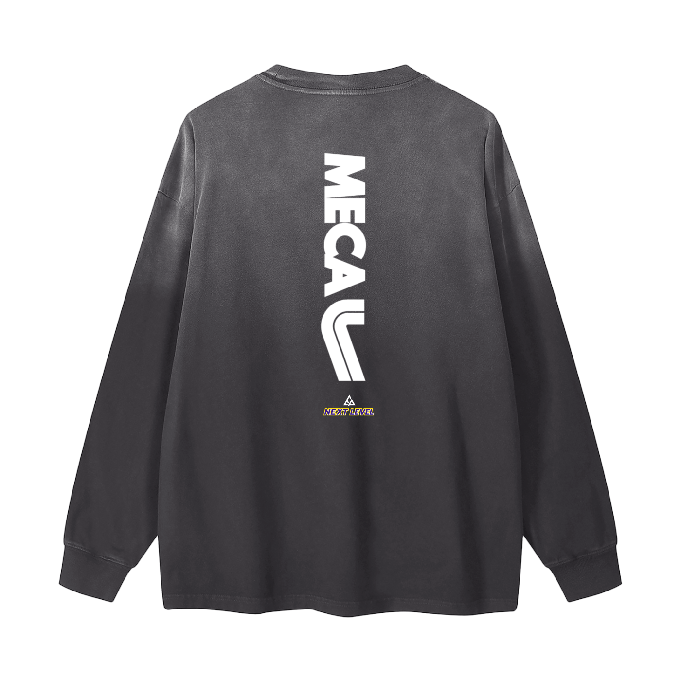 next Level x MECA Gradient Washed Long Sleeve T-Shirt