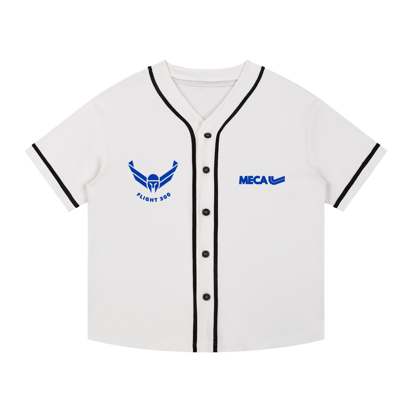 Flight x MECA Contrast Piped Button-Up Jersey