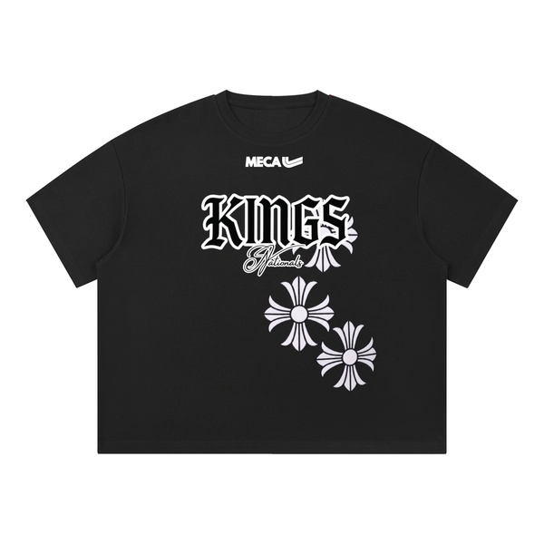 Kings Nationals x MECA  Unisex Waffle Boxy T-Shirt