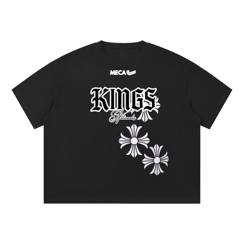 Kings Nationals x MECA  Unisex Waffle Boxy T-Shirt