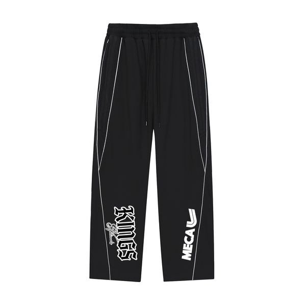 Kings Nationals x MECA Reflection Striped Straight-Leg Sweatpants