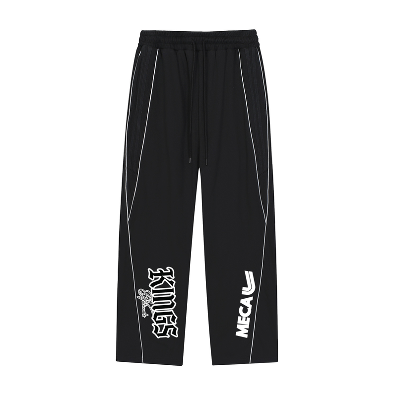 Kings Nationals x MECA Reflection Striped Straight-Leg Sweatpants