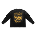 Sunfade Hand-Frayed Faux Two-Piece T-Shirt