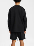 BLACK CARD Oversized Unisex Long Sleeve T-Shirt