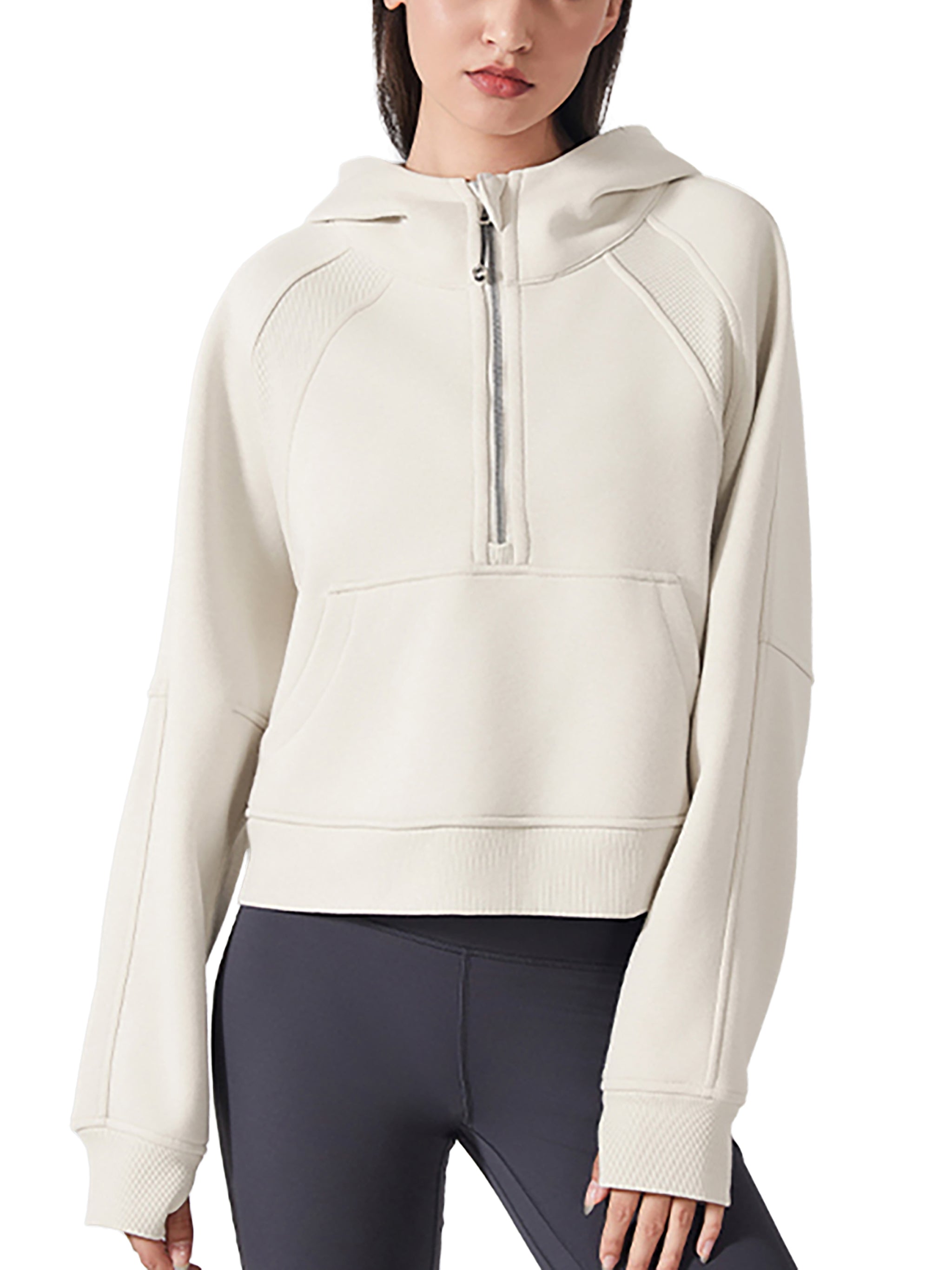 Next Level x MECA Cropped Half-Zip Hoodie