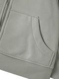 Valley Elite Cropped Zip-Through Hoodie