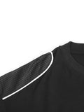 MECA TEAM Contrast Piped Panel T-Shirt