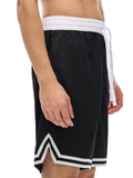 Next Level x MECA Classic Stripe Trim Basketball Shorts