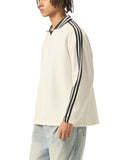 RPF Classic Contrast Striped Lapel Collar Sweatshirt