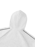 BLACK CARD Contrast Piping Raglan Hoodie