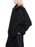 MECA TEAM Reflection Striped Raglan Sleeve  Jacket