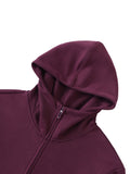 MECA TEAM Essential Heavyweight High Neck  Zip-Up Hoodie