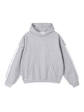 Rated x MECA Contrast Tape Raw Edge Double Layered Hoodie