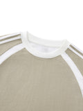 Rated x MECA Contrast Stripes Panel Mesh T-shirt