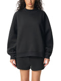 New Era x MECA Essential Fleece Mock-Neck Crew Sweatshirt