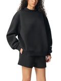 New Era x MECA Essential Fleece Mock-Neck Crew Sweatshirt