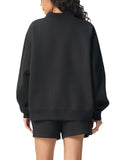 New Era x MECA Essential Fleece Mock-Neck Crew Sweatshirt