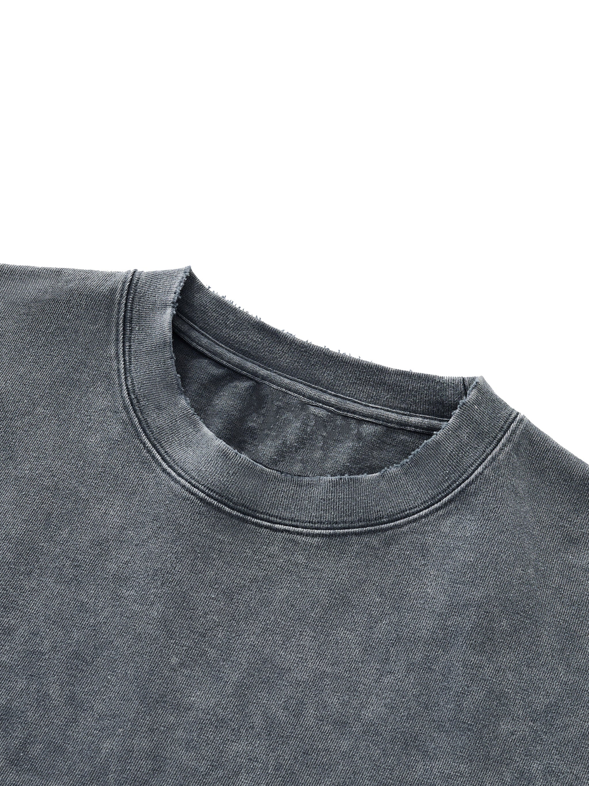 Beast Mode x MECA Snow Wash Raw-Hem Boxy T-shirt