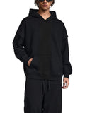 Rated x MECA Contrast Tape Raw Edge Double Layered Hoodie