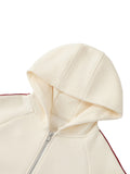 Heavyweight Raglan Sleeve Zip Hoodie