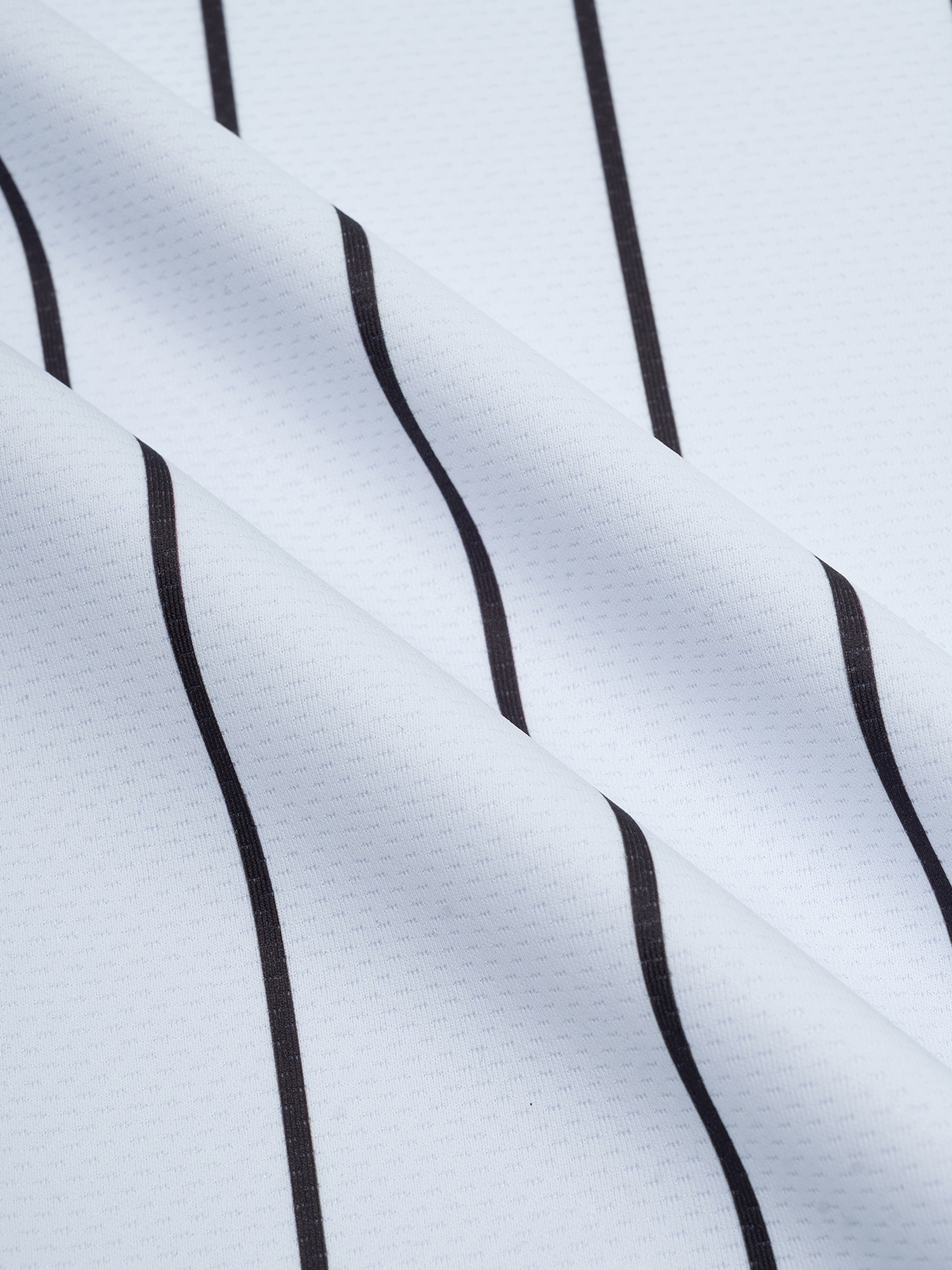 Next Level x MECA Pinstripe Baseball Jersey