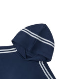 New Era x MECA Contrast Side Stripe Cropped Hoodie
