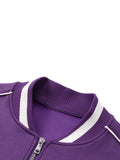 Flight x MECA Contrast Piping Zip Bomber Jacket