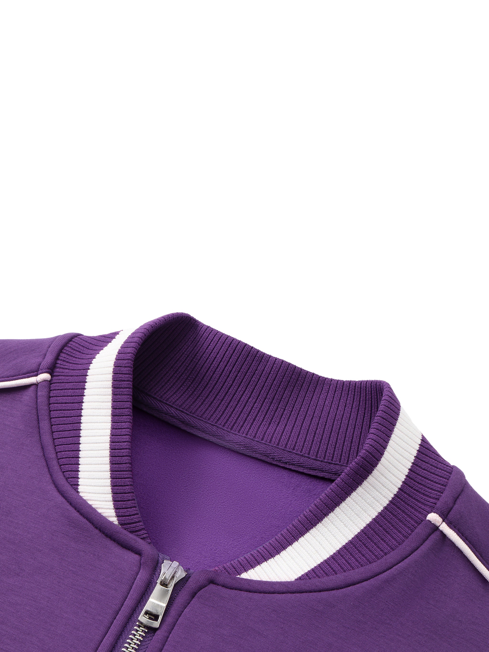 Flight x MECA Contrast Piping Zip Bomber Jacket