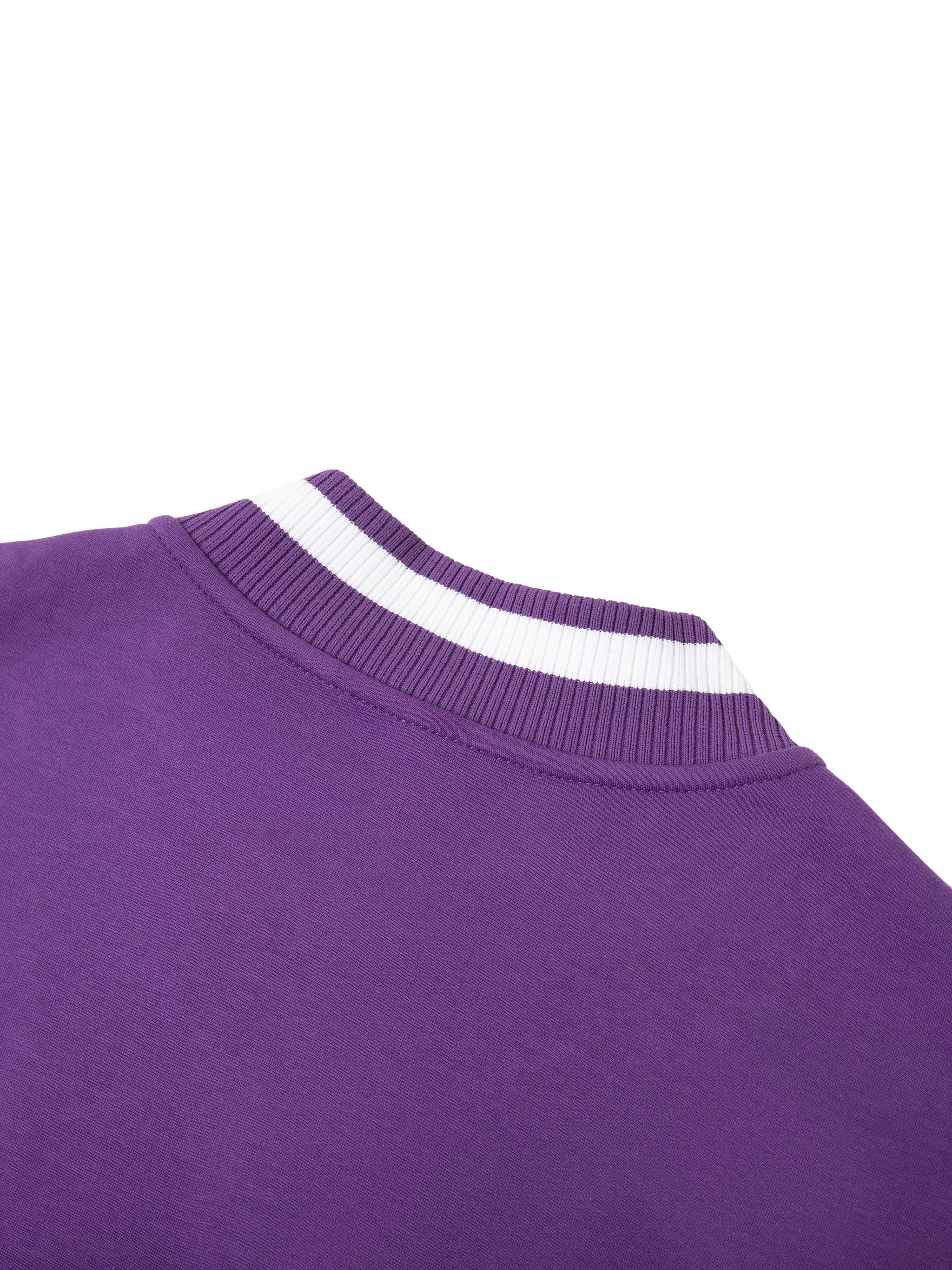 MECA x Ghosts Contrast Piping Zip Bomber Jacket