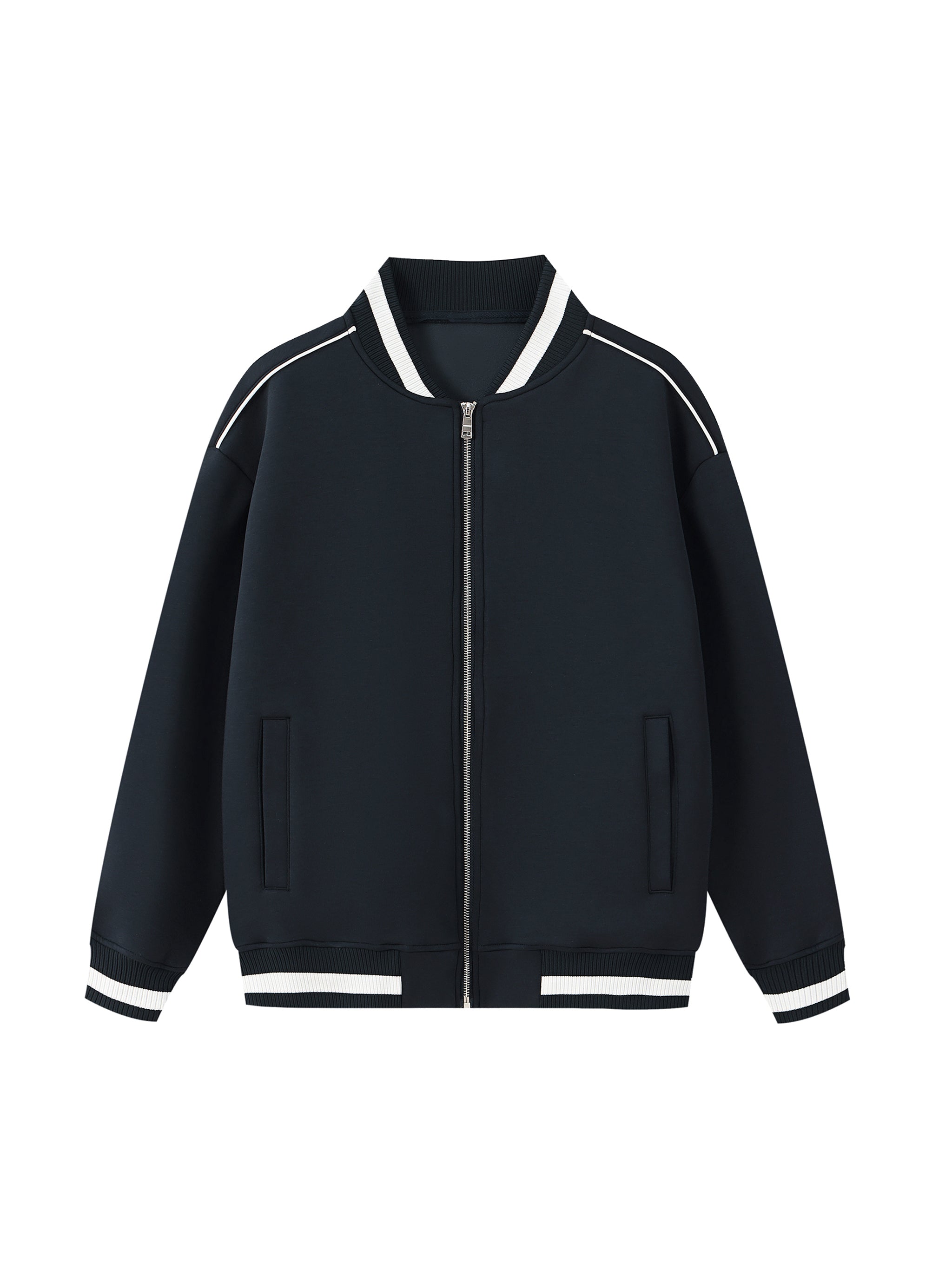 Valley Elite x MECA Contrast Piping Zip Bomber Jacket