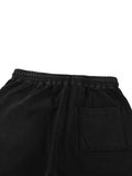 BLACK CARD Mineral Wash Waffle Knit Shorts