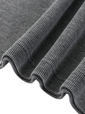 BLACK CARD Unisex Mineral Wash Waffle Boxy T-Shirt