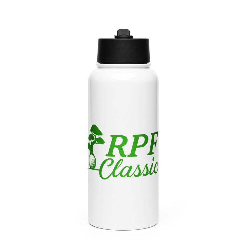 RPF Classic Stainless steel water bottle with a straw lid